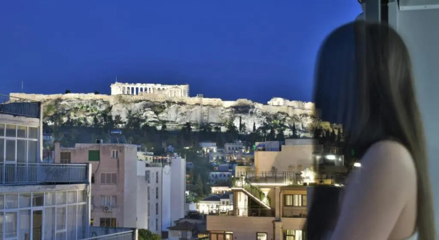 Апартаменты с балконом и с видом на город Feel Athens Studios at Monastiraki