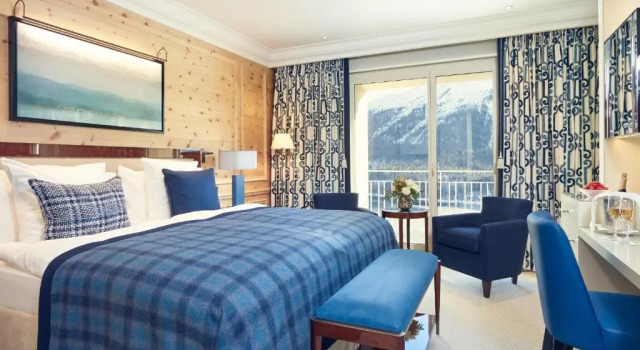 Superior Lake Side Double room Kulm Hotel St. Moritz