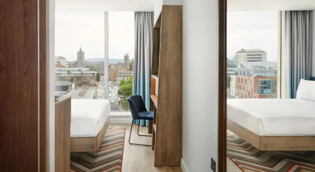 Двухместный номер с видом на город Hampton By Hilton Dublin City Centre