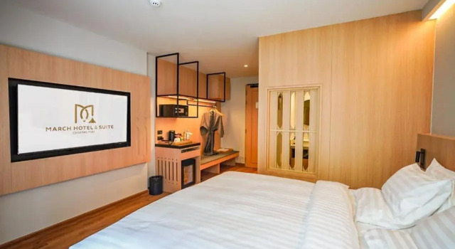 March Hotel & Suite Riverside, Забронировать Отель Бизнес-отели Чиангмай, рядом с Частная школа The Prince Royal's College, 4* 5*