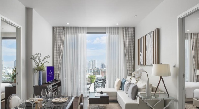 Резиденция Pillars Executive с 2 комнатами с балконом и с видом на город 137 Pillars Suites Bangkok