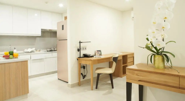 Номер Deluxe с 3 комнатами Oakwood Residence Saigon