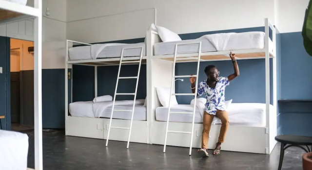 Кровать в общем номере c 1 комнатой Curiocity Durban - Hostel