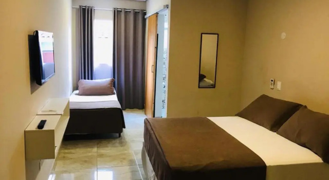 Трёхместный номер Standard Don Marcos Hotel com Restaurante e Pizzaria