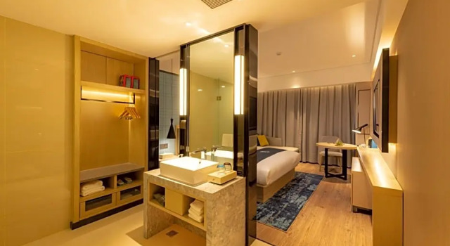 Двухместный номер Deluxe Echarm Hotel Guilin North High Speed Railway Station