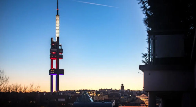 Студия с балконом Terrace Hotel Prague