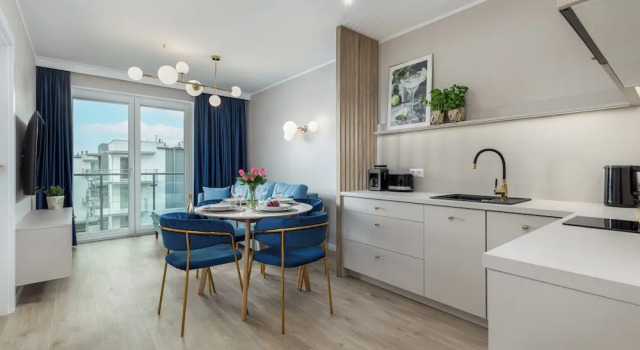 Апартаменты Deluxe с балконом Seaside Apartamenty Porta Mare