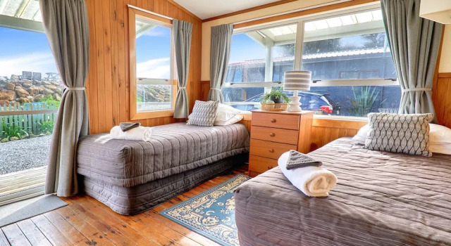 Семейная студия Punakaiki Beachfront Motels