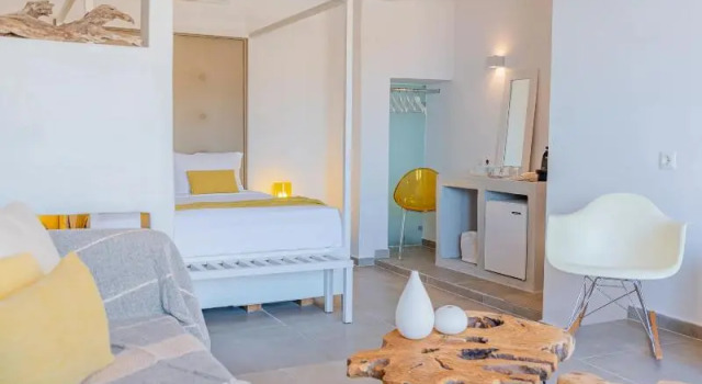 Двухместный номер Deluxe с балконом и с частичным видом на море Pylaia Boutique Hotel & Spa