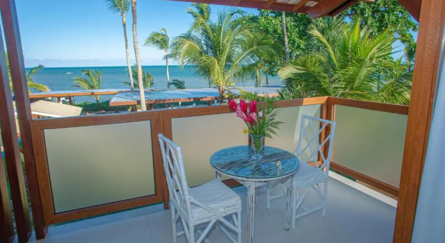 Люкс с видом на море Arraial Bangalô Praia Hotel
