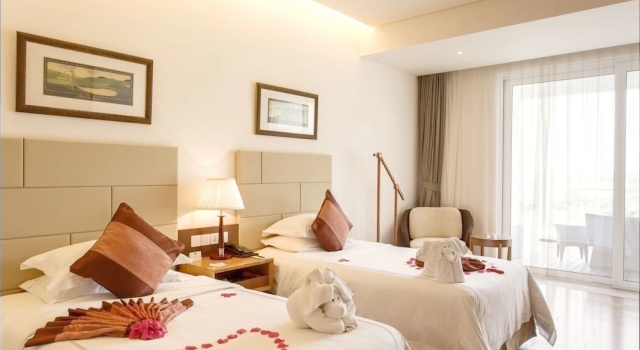 Номер Deluxe с видом на сад Отель Mingshen Golf & Bay Resort Sanya