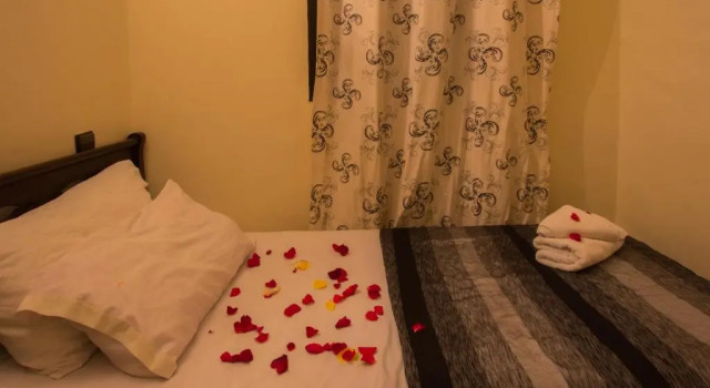 Четырёхместный номер Standard с красивым видом из окна Hotel Amira Et Vacances