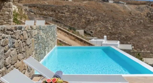 Вилла Renovated Luxury Oceanview Villa with Pool in Mykonos