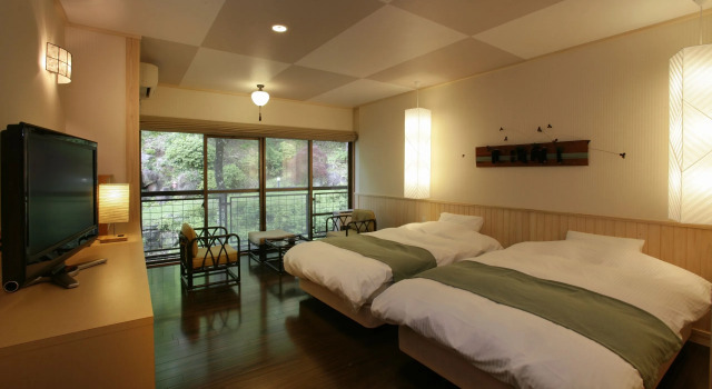 Двухместный номер Standard Hishino Onsen Tokiwakan