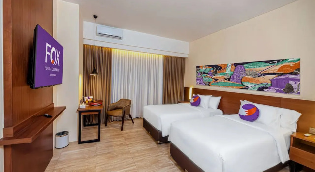 Habitación De lujo con balcón FOX HARRIS Hotel & Convention Banjarnegara