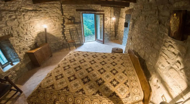Standard- dobbelt værelse med bjergudsigt Borgo Corniola B&B Naturista