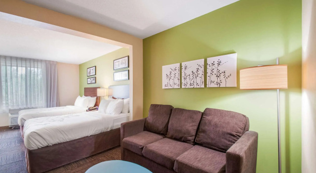 Четырёхместный люкс Sleep Inn & Suites Dover University Area