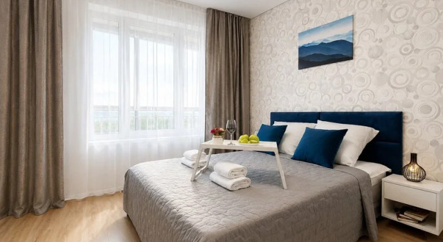 Apartamenty Chetyre Sezona na ul. Entuziastov, d. 16, Rezervovat Apartmán Hotely v Bashkortostan s parkováním, Parkování