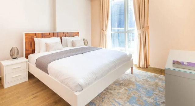 Luxurious Living In This 2BR With Study in Downtown Dubai - Sleeps 5!, Забронировать Апартаменты/квартира Даунтаун Дубай , рядом с Дубайский аквариум