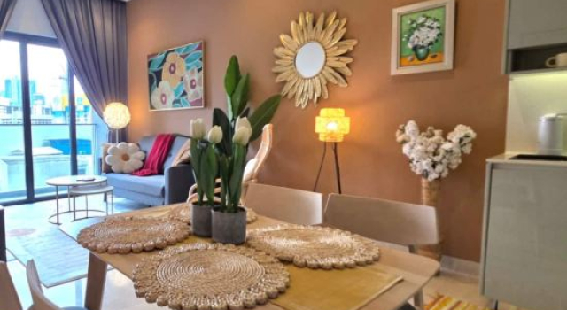 Lucentia|Springtime 1BR facing KLCC| Infinity pool, Забронировать Отель Куала-Лумпур Федеральная территория Куала-Лумпур, рядом с Башни-близнецы Берджая Таймс-Сквэр