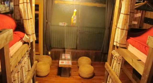 Кровать в общем номере (женский номер) Hostel Omori Souko