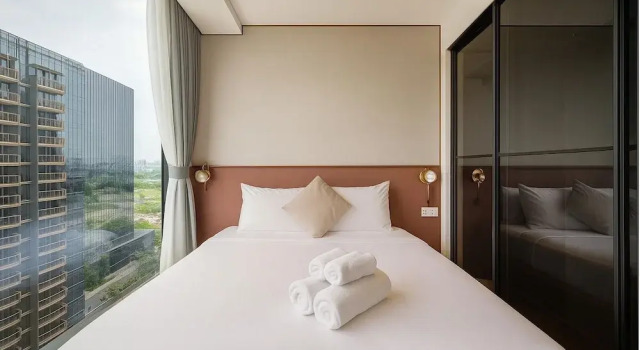 Апартаменты Royal с 3 комнатами с балконом и с видом на город The Metropole Luxury Residence by KayStay