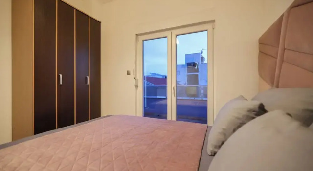 Апартаменты c 1 комнатой с балконом и с видом на море Villa Nika