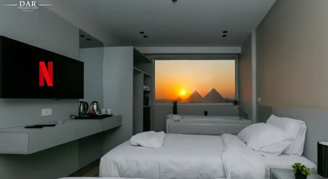 Номер Deluxe с видом на горы DAR Pyramids View Inn - Rooftop