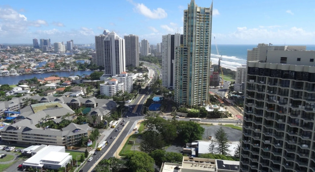 Апартаменты с 2 комнатами с видом на океан Crown Towers