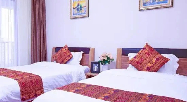 Люкс с 2 комнатами с видом на сад Weifudun Holiday Apartment (Hailing Island Poly Silver Beach)