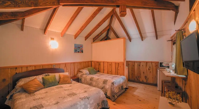Бунгало c 1 комнатой с балконом и с красивым видом из окна Complejo Cabañas Quilamalen