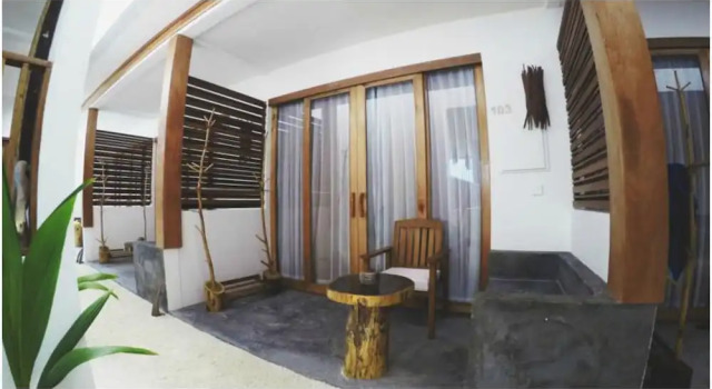 Двухместный номер Deluxe с видом на сад Отель Dhiffushi White Sand Beach