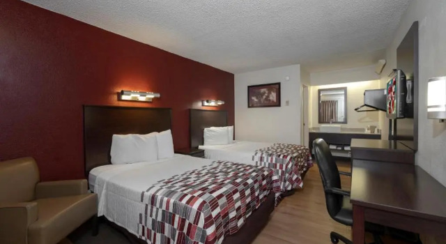Четырёхместный номер Standard Red Roof Inn Washington DC-Lanham