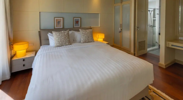 Двухместная вилла с 2 комнатами с балконом и seafront The Delfini Hua Hin