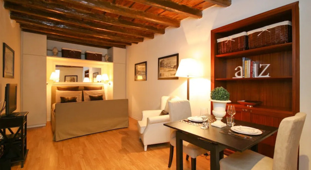 Rental in Rome Romantica Studio