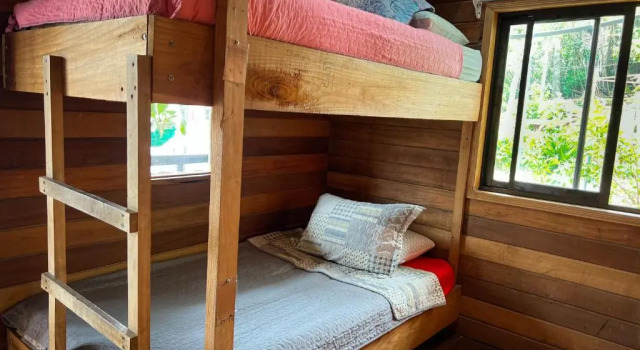 Кровать в общем номере Casa Tranquilo Hostel