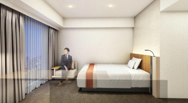 Двухместный номер Standard Daiwa Roynet Hotel Yamagata Ekimae