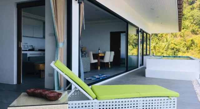 Villa Panoramic Ocean View - 2 Bedrooms, Забронировать Вилла Отели Южного Таиланда с парковкой, Парковка