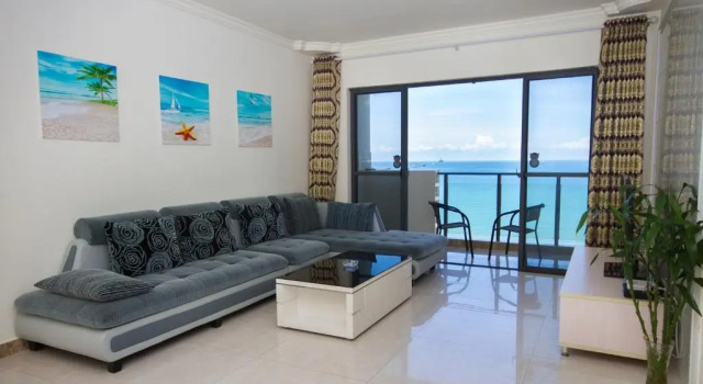 Апартаменты с 3 комнатами с видом на море Sanya Shenba Bala Seaview Apartment