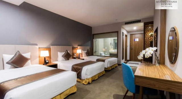 Трёхместный номер Deluxe Muong Thanh Vien Trieu apartment