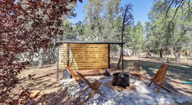 Cottage Rustic-modern Overgaard Cabin w/ Decks & Fire Pit!