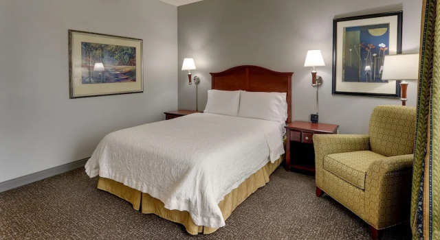 Двухместный номер with Roll In Shower Mobility/Hearing Accessible Hampton Inn & Suites Indianapolis-Airport