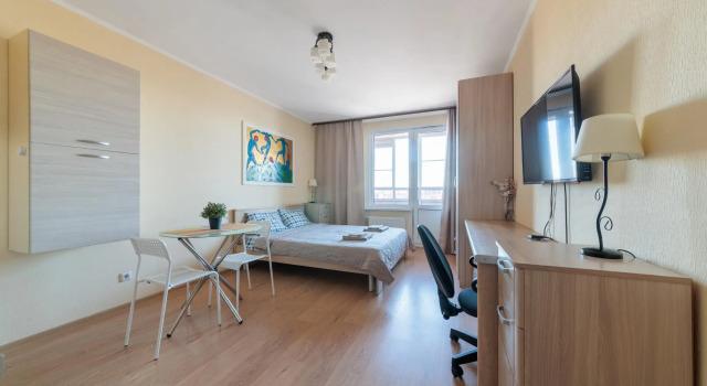 Sutki Rent (Rent Day) with a view of Okhta, Book Lejlighed Krasnogvardeisky district Sankt Petersborg