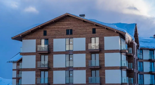 Taiyō Apartment # 524 - New Gudauri, Loft 2, Забронировать Апартаменты/квартира Апартаменты Гудаури, рядом с Gudauri Lift 10 Alpina, Апартаменты/квартира