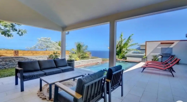 Вилла Villa Aïna - Piscine 4 étoiles - Vue mer - Saint Leu