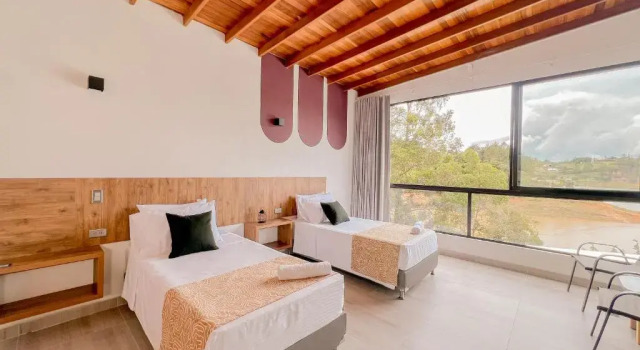 Двухместный номер Standard Viajero Guatapé Hostel & Lake Club
