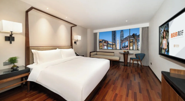 Двухместный номер Standard SSAW Boutique Hotel (Jiefangbei Hongyadong Branch)