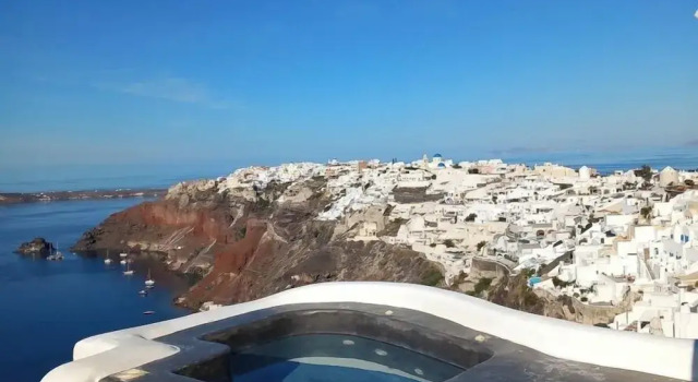 Люкс Captain John Oia Cave Houses-Sunset,Volcano & Caldera Views