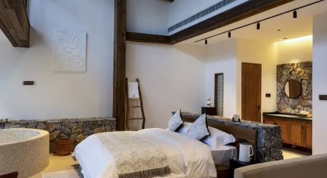 Семейный люкс Liangqi Private Tang Homestay