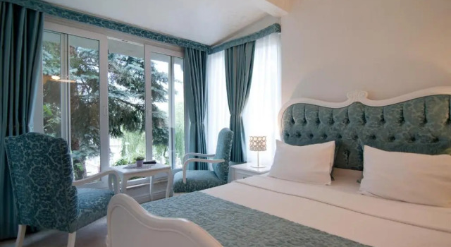 Standardowy dwuosobowy pokój z widokiem na jezioro Ağva Nehir Evi Butik Hotel